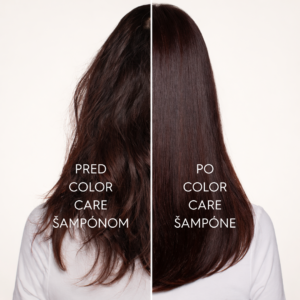 sampon pro barvene vlasy pred a po SK
