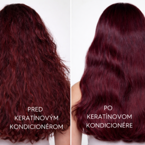 SK keratinovy kondicionr pred a po